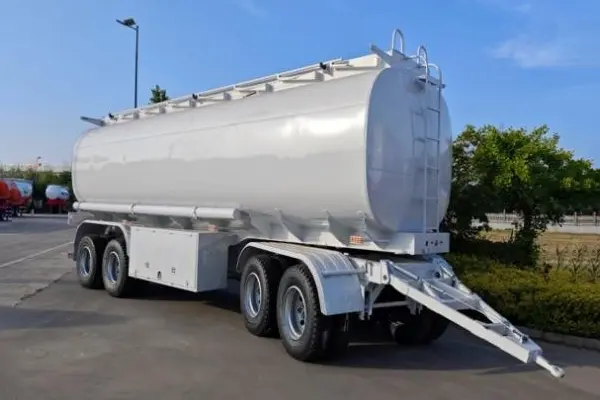 Derun 4 axle oil tank drawbar trailer will be sent to Ecuador