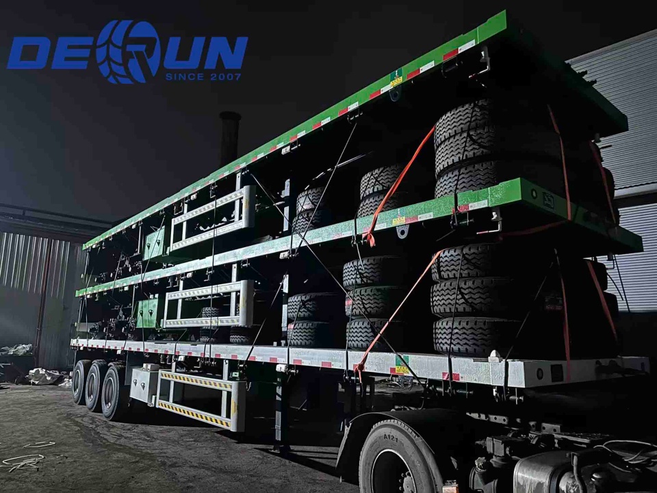 Three Flatbed Semi Trailers will be shipped to Algeria