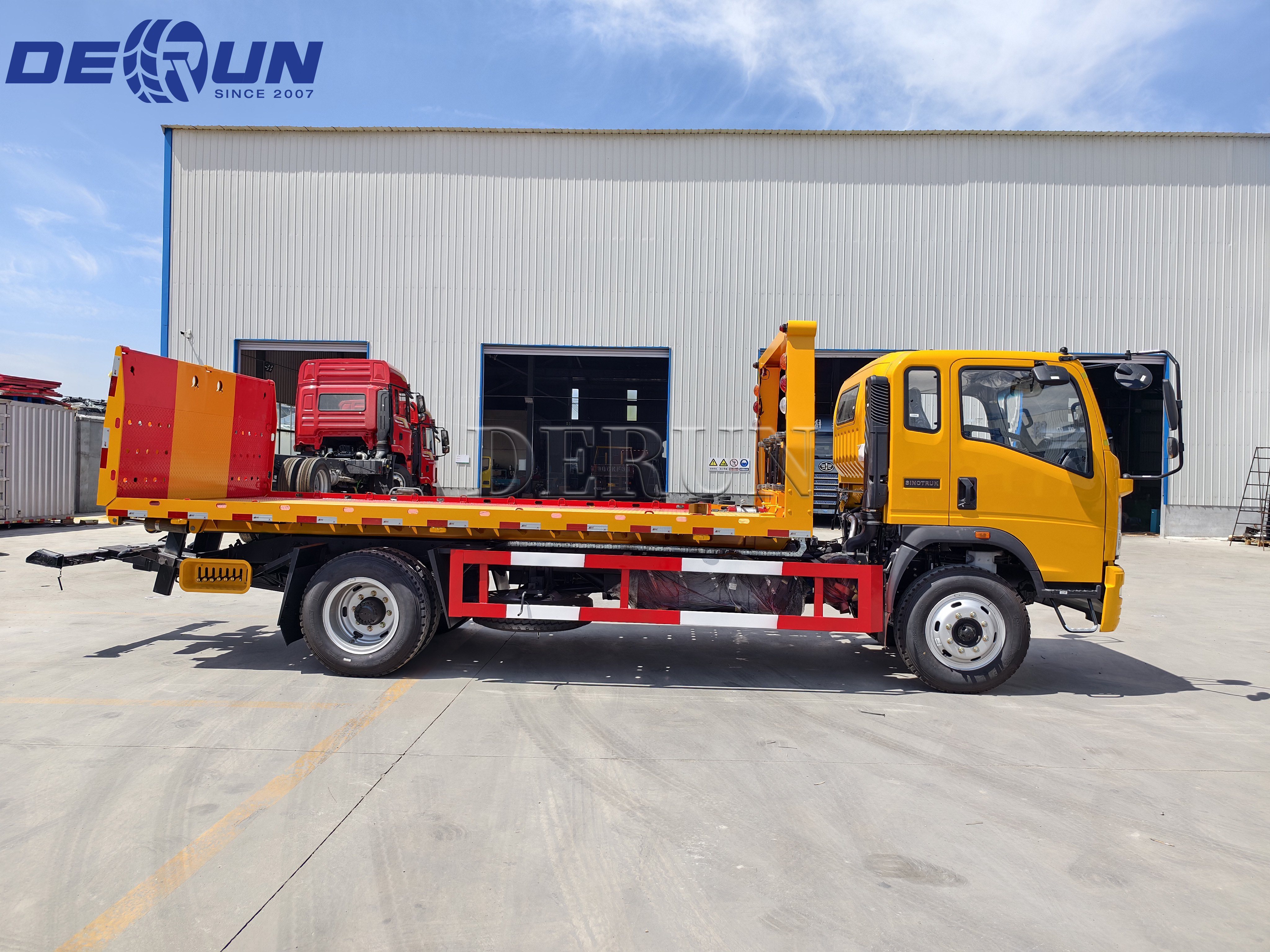 Sinotruk HOWO 4x2 Wrecker Truck will be shipped to Nicaragua