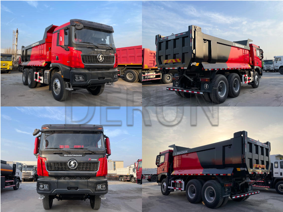 SHACMAN X5000 6x4 Dump Truck export to Peru