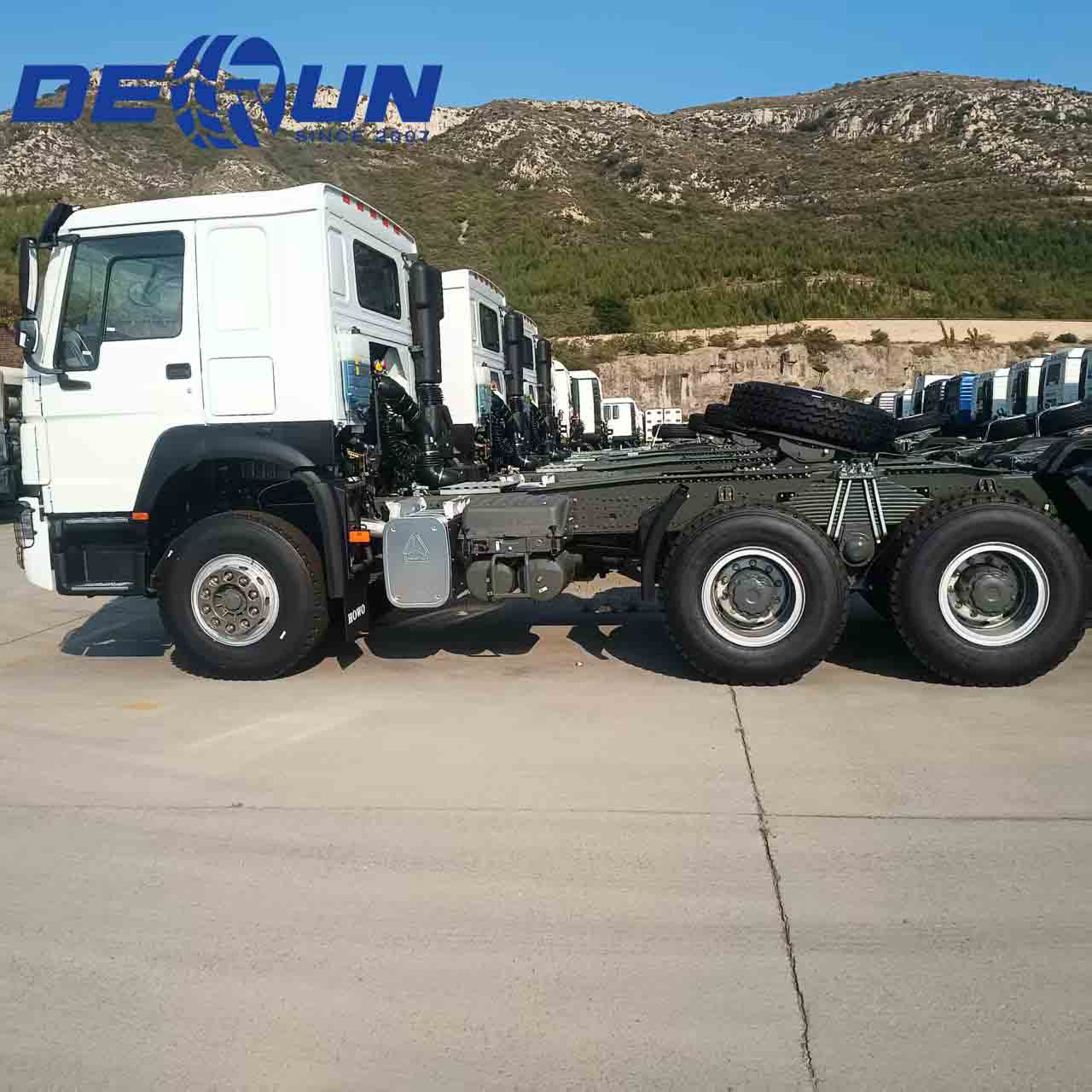 Twelve vehicles are set to depart for Guinea.