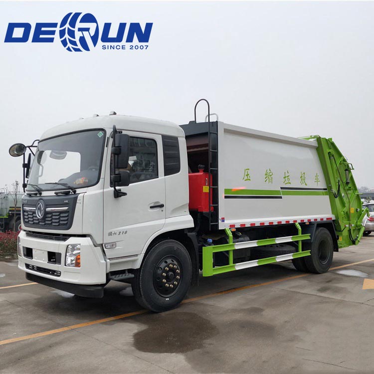 Dongfeng 4x2 six-wheel garbage compressor truck