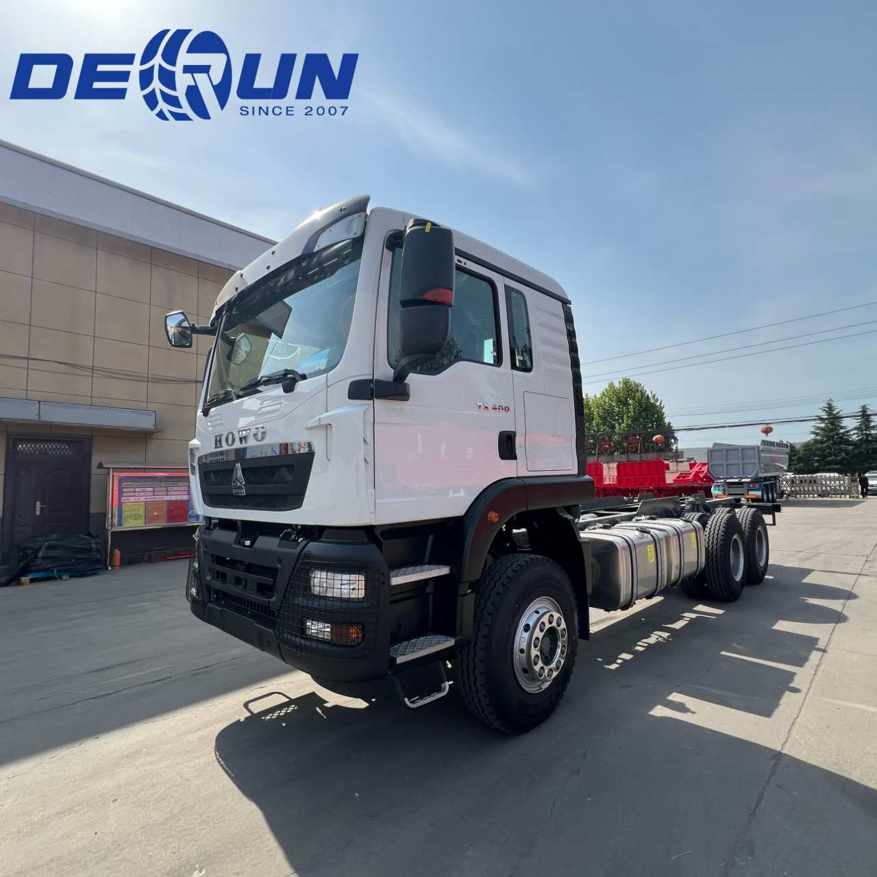 Sinotruk Howo 6x4 TX cargo chassis truck for Ethiopia
