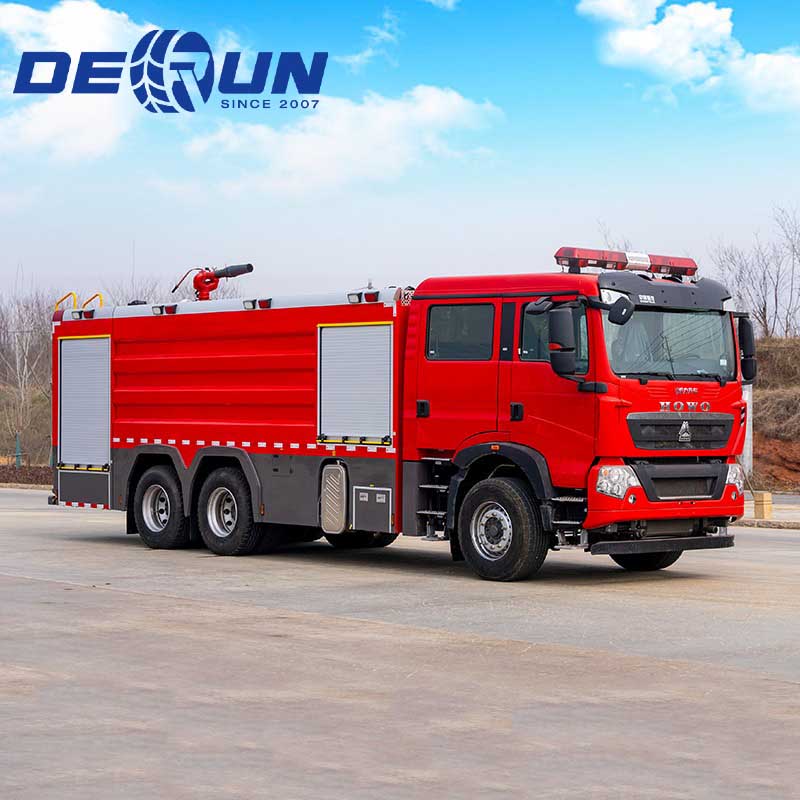 The Sinotruk Howo 6x4 fire fighting truck